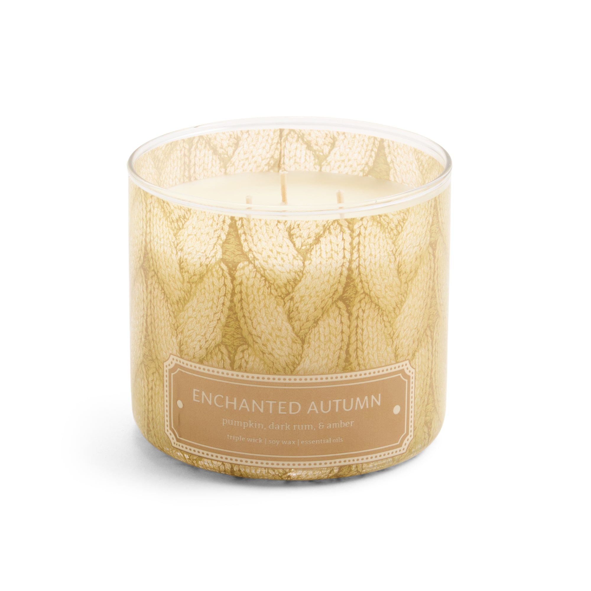 Distant Lands Enchanted Autumn3-Wick Scented Jar Candle