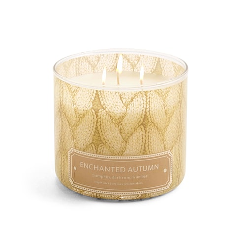 Distant Lands Enchanted Autumn3-wick Scented Jar Candle