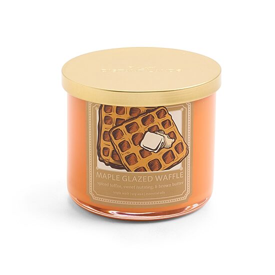 Distant Lands 14oz Maple Glazed Waffle 3-Wick Scented Jar Candle