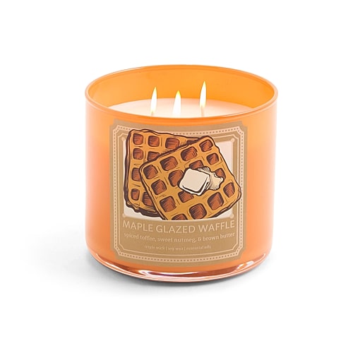 Distant Lands Maple Glazed Waffle 3-wick Scented Jar Candle