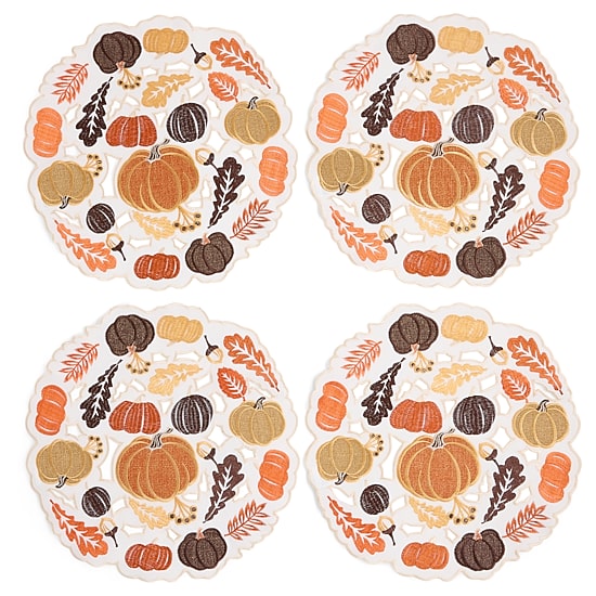 Homewear Harvest Pumpkin Jasmin Leaf Placemat