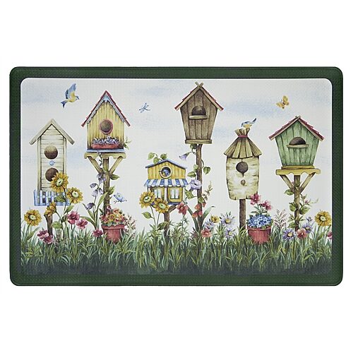 Achim Home Sweet Home Bird Houses Anti-Fatigue 18"X30" Kitchen Mat, One Size, Multiple Colors