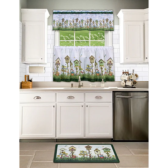 Achim Home Sweet Home Bird Houses Anti-Fatigue 18"X30" Kitchen Mat