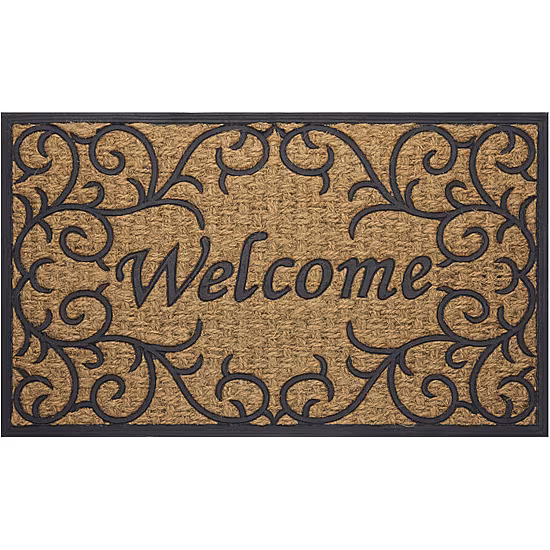 Achim Welcome Vines Coir 18"X30" Doormat