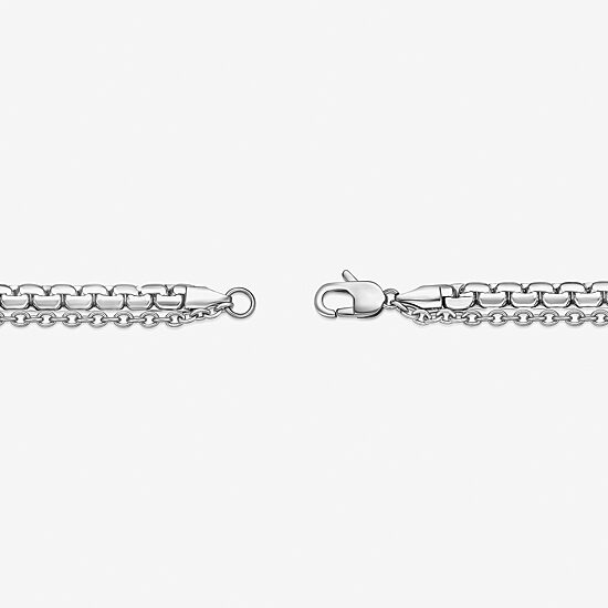 Mens Stainless Steel 22 Inch Link Chain Necklace