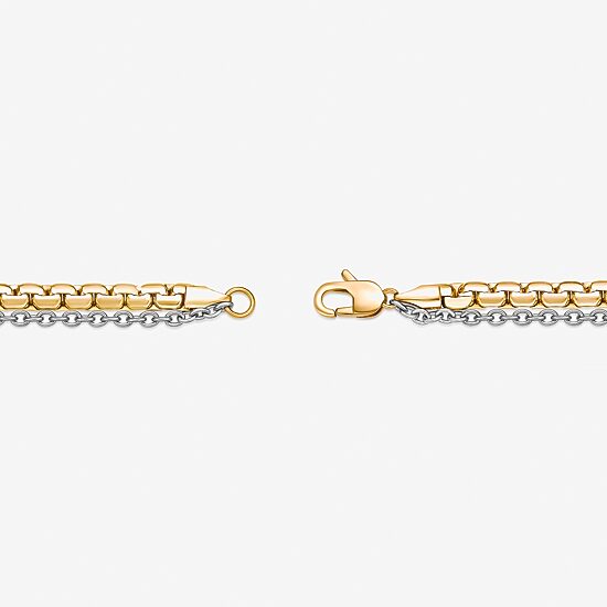 Mens Stainless Steel 22 Inch Link Chain Necklace