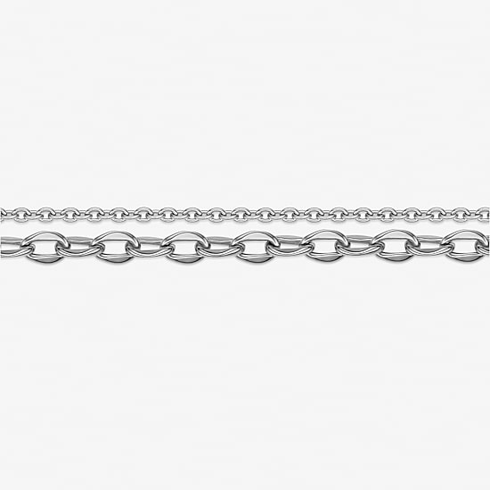 Mens Stainless Steel 22 Inch Link Chain Necklace
