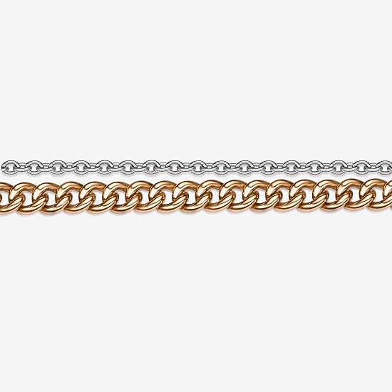 Mens Stainless Steel 22 Inch Curb Chain Necklace