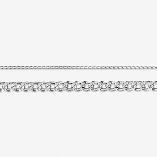 Mens Stainless Steel 22 Inch Wheat Chain Necklace