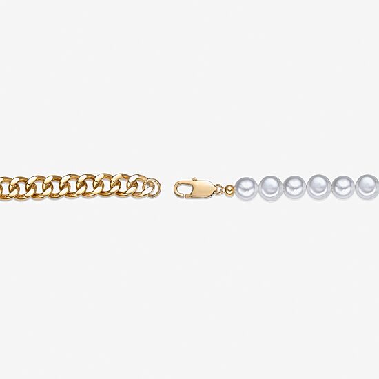Mens Stainless Steel 24 Inch Bead Chain Necklace