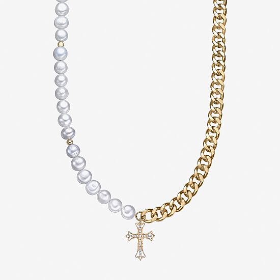 Mens Stainless Steel 24 Inch Bead Chain Necklace