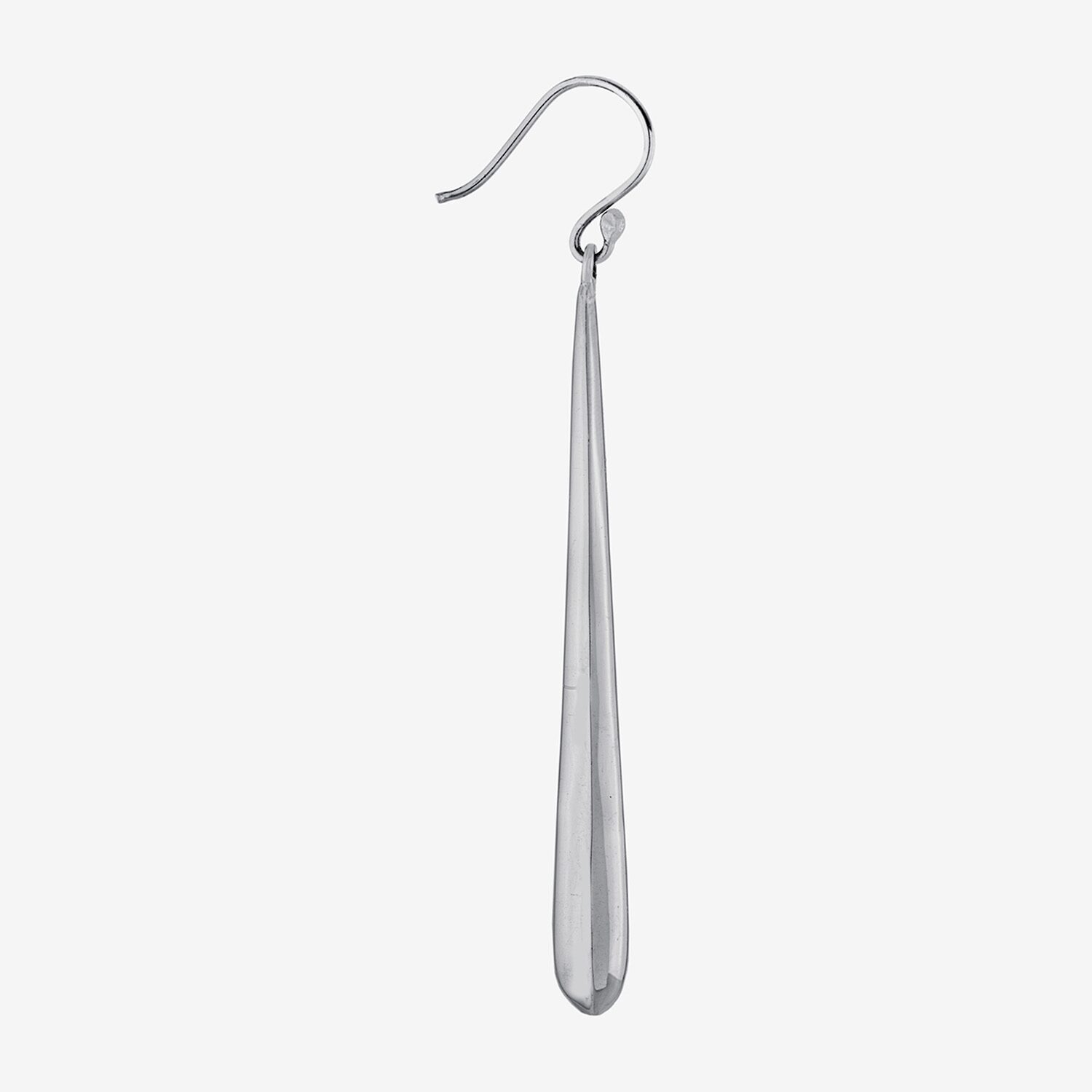 Long Womens Sterling Silver Drop Earrings