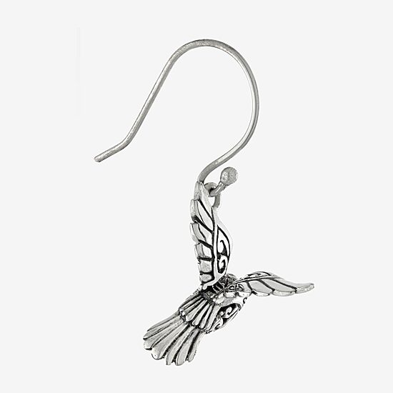 Womens Sterling Silver Drop Earrings