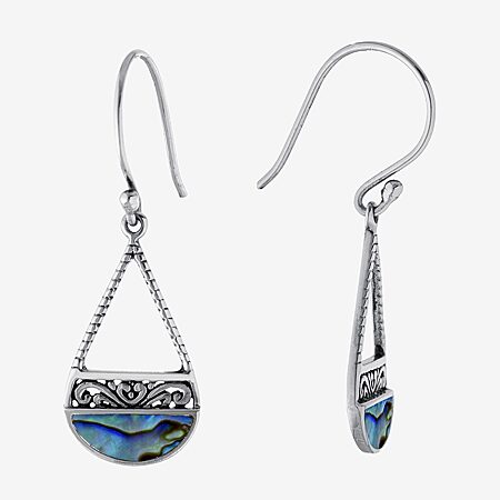 Genuine Black Onyx Sterling Silver Drop Earrings - JCPenney