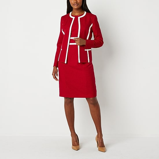 Black Label by Evan-Picone Womens Classic Fit Suit Jacket