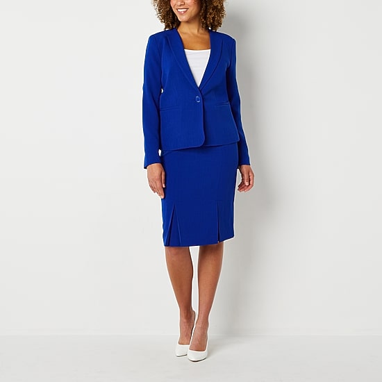 Black Label by Evan-Picone Womens Suit Skirt