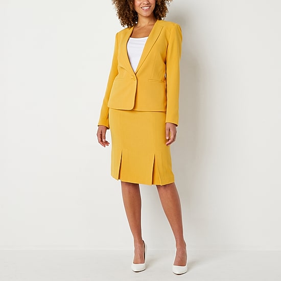 Black Label by Evan-Picone Womens Suit Skirt