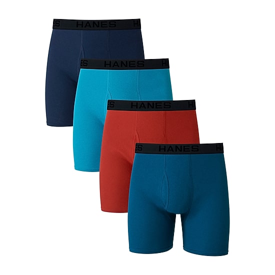 Hanes Mens Big and Tall 4 Pack Boxer Briefs 7702b4