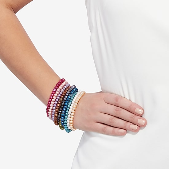 LIMITED QUANTITIES! Honora Legacy Womens Multi Color Stretch Bracelet