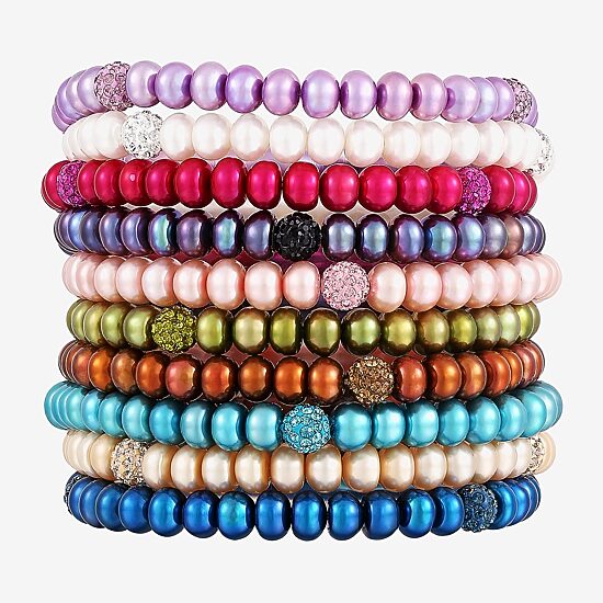 LIMITED QUANTITIES! Honora Legacy Womens Multi Color Stretch Bracelet