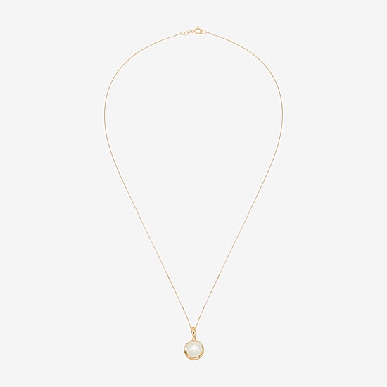 Certified Sofia™ Cultured Freshwater Pearl 10K Gold Knot Pendant