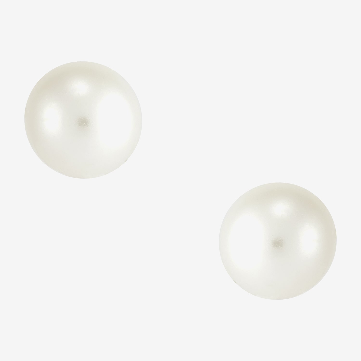 Certified Sofia™ 10K Gold 7-7.5mm Cultured Freshwater Pearl Stud Earrings
