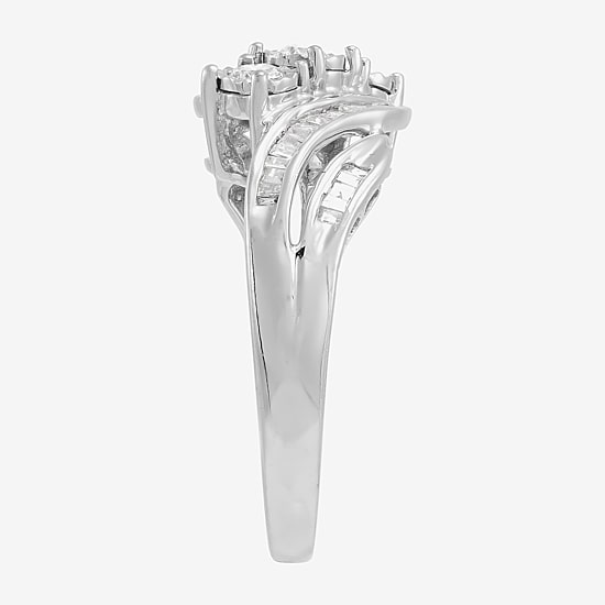 Love Lives Forever 1/2 CT.T.W. Round White Natural Diamond 10K Gold 3-Stone Ring
