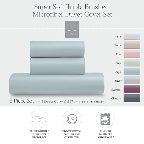 Ella Jayne Cozy Touch Duvet Cover Set