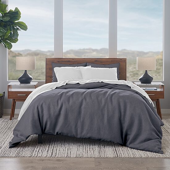 Ella Jayne Linen Cotton 3-piece Duvet Cover Set