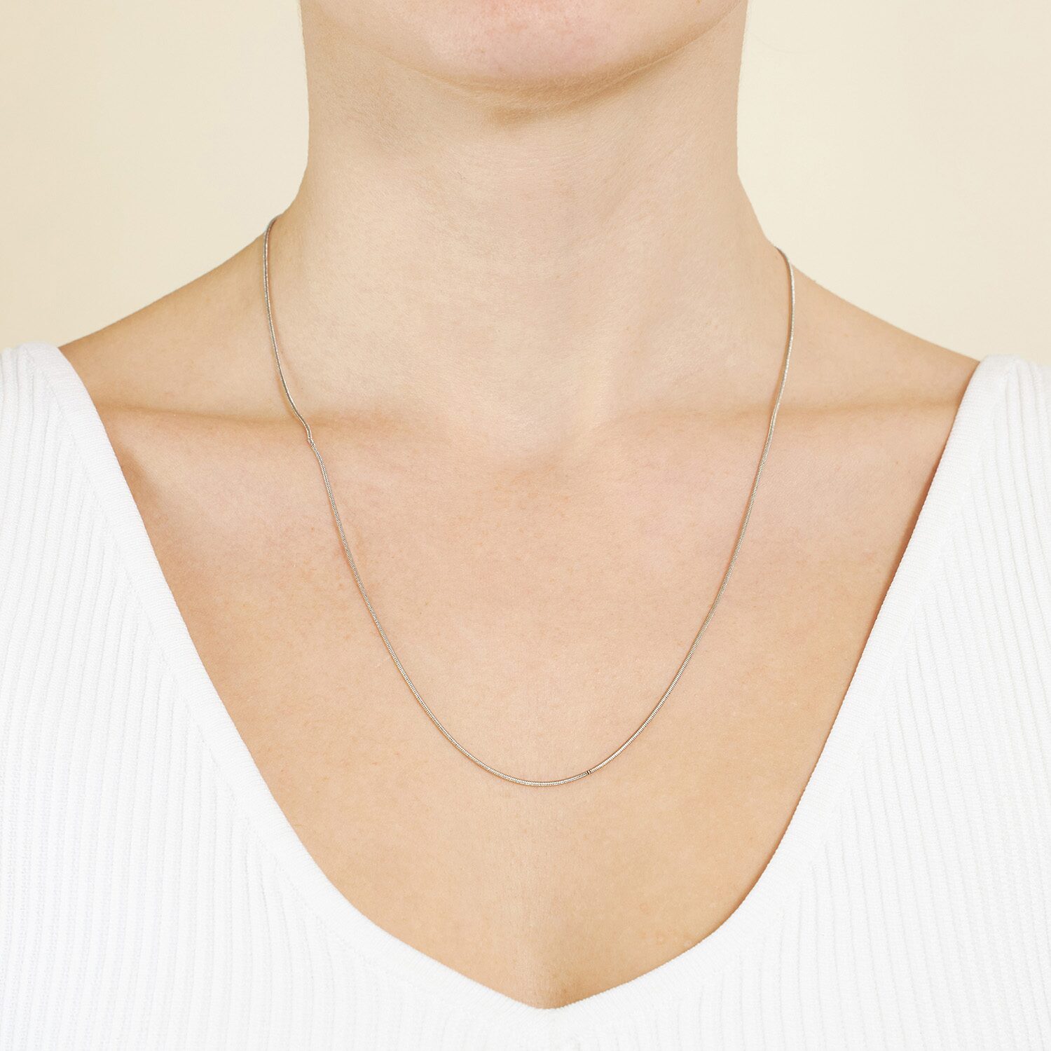 Silver Reflections Pure Over Brass 16-30" Chain Necklace