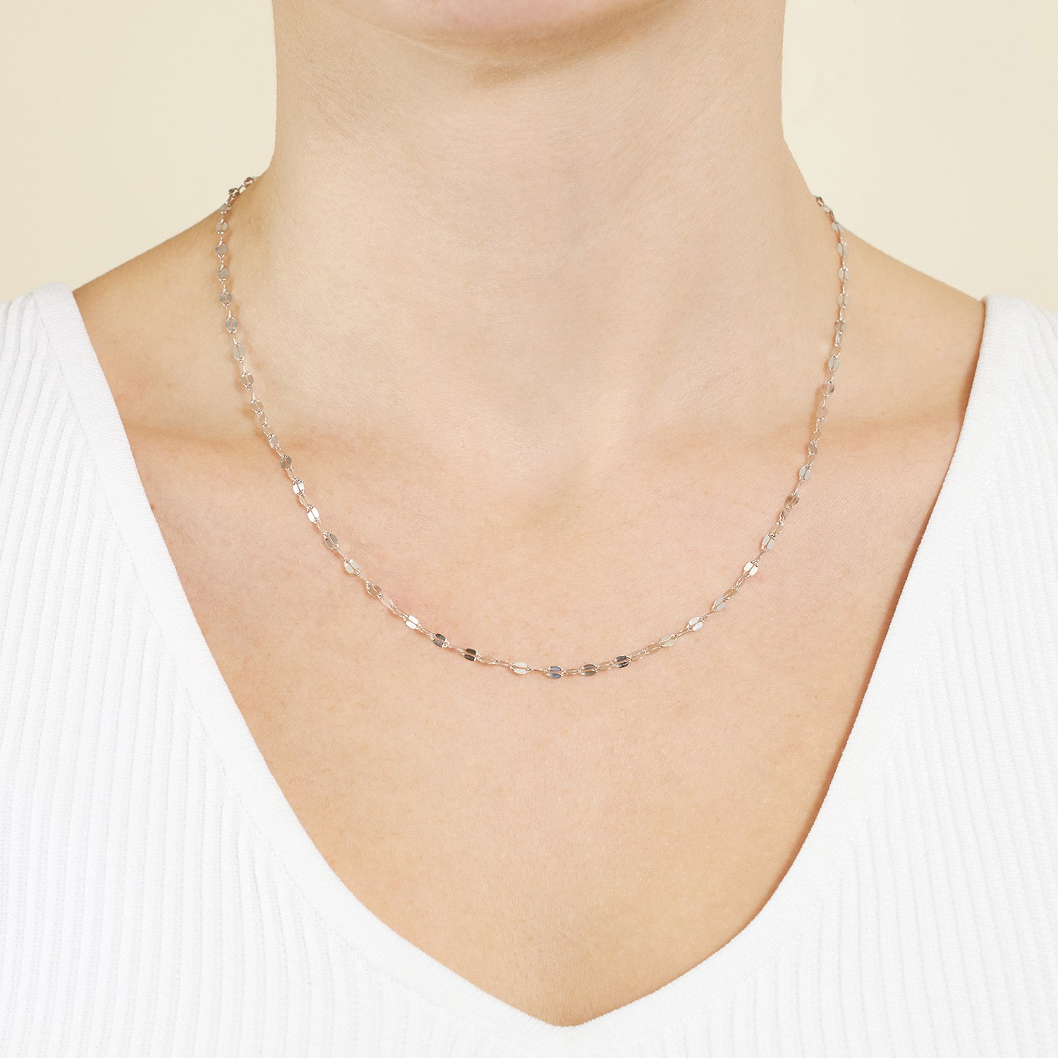 Silver Treasures Made in Italy Sterling Silver 16-30" Chain Necklace