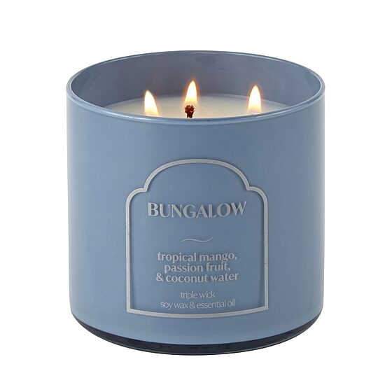 Distant Lands 14oz Bungalow 3-Wick Scented Jar Candle