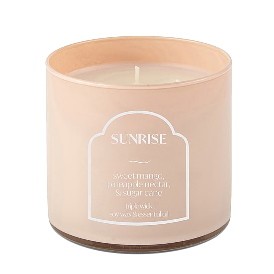 Distant Lands 14oz Sunrise 3-Wick Scented Jar Candle
