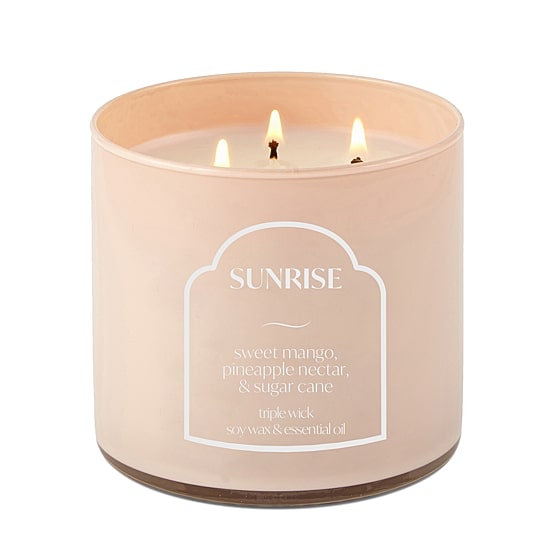 Distant Lands 14oz Sunrise 3-Wick Scented Jar Candle