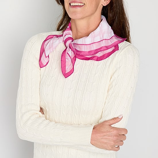 St. John's Bay Womens Crew Neck Long Sleeve Cable Knit Pullover Sweater