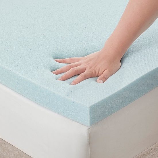 Sweet Home Collection™ Gel Memory Foam 2" Mattress Topper CertiPUR-US Certified