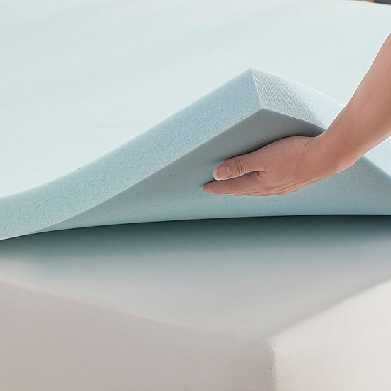 Sweet Home Collection™ Gel Memory Foam 2" Mattress Topper CertiPUR-US Certified