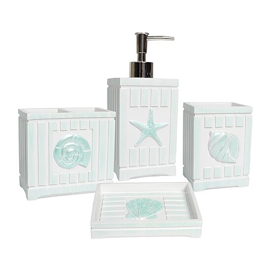 Sweet Home Collection Beach 4-pc. Bath Accessory Set