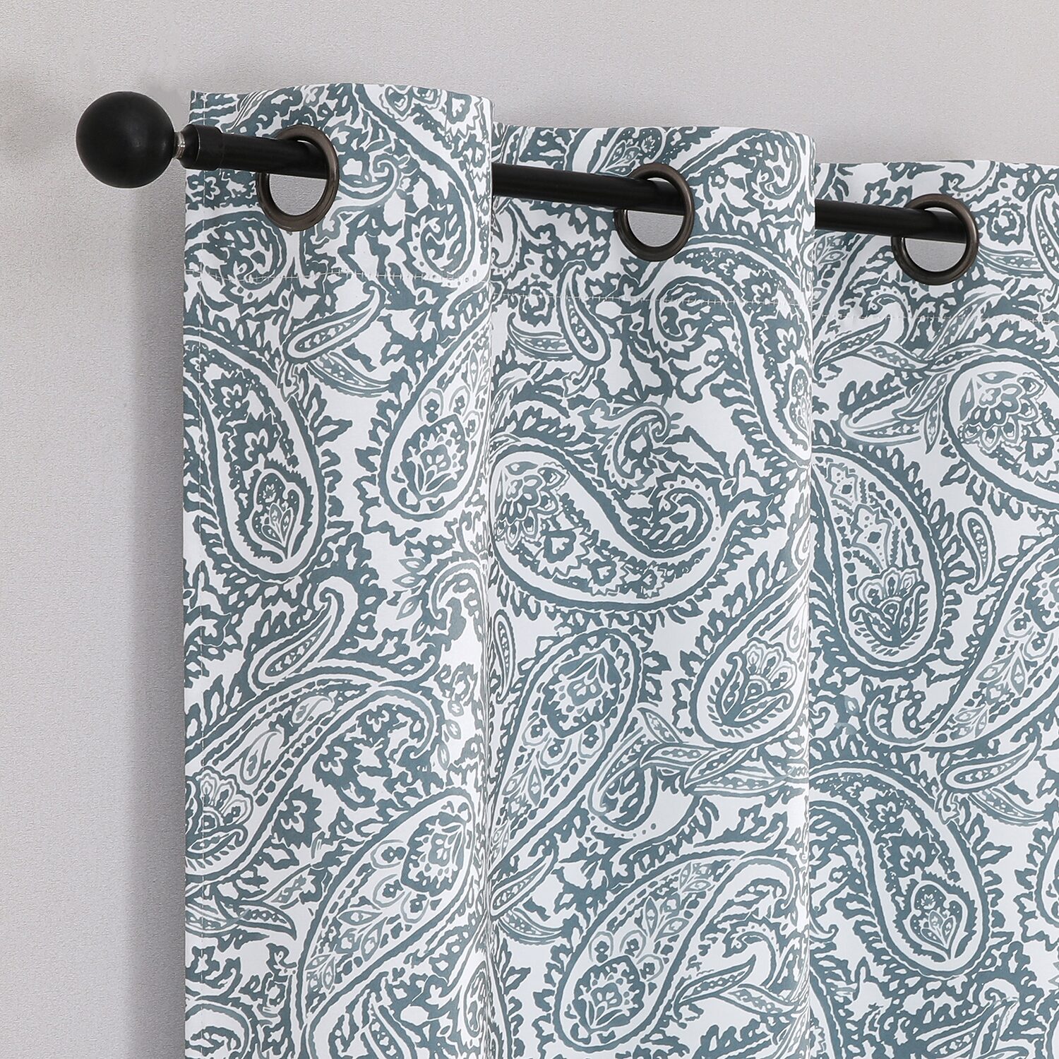 Regal Home Hardy Grommet Top Blackout Set of 2 Curtain Panel