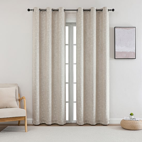 Roosevelt Grommet Top Blackout Set of 2 Curtain Panel