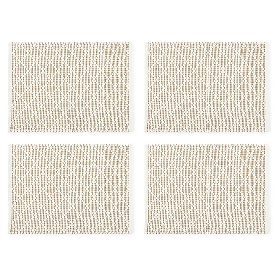 Linden Street Jute And Cotton 4-pc. Placemat
