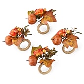 Linden Street Terra Harvest 4-pc. Napkin Rings
