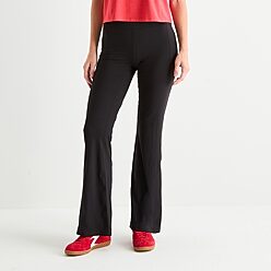 Xersion EverUltra Womens Mid Rise Bootcut Yoga Pant, Color: Black