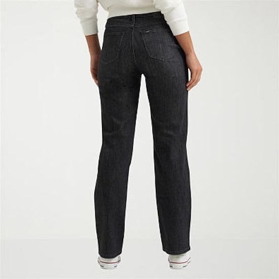 Lee Legendary Womens Mid Rise Stretch Fabric Relaxed Fit Jean