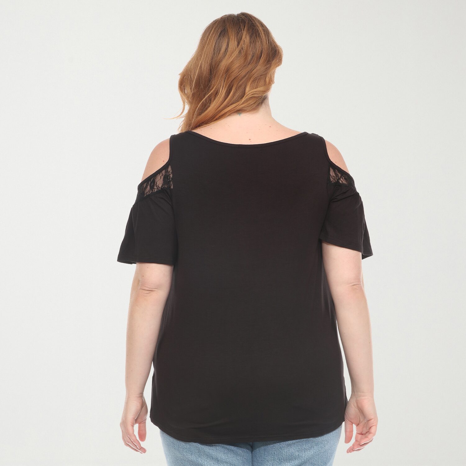 White Mark Plus Womens Short Sleeve Tunic Top