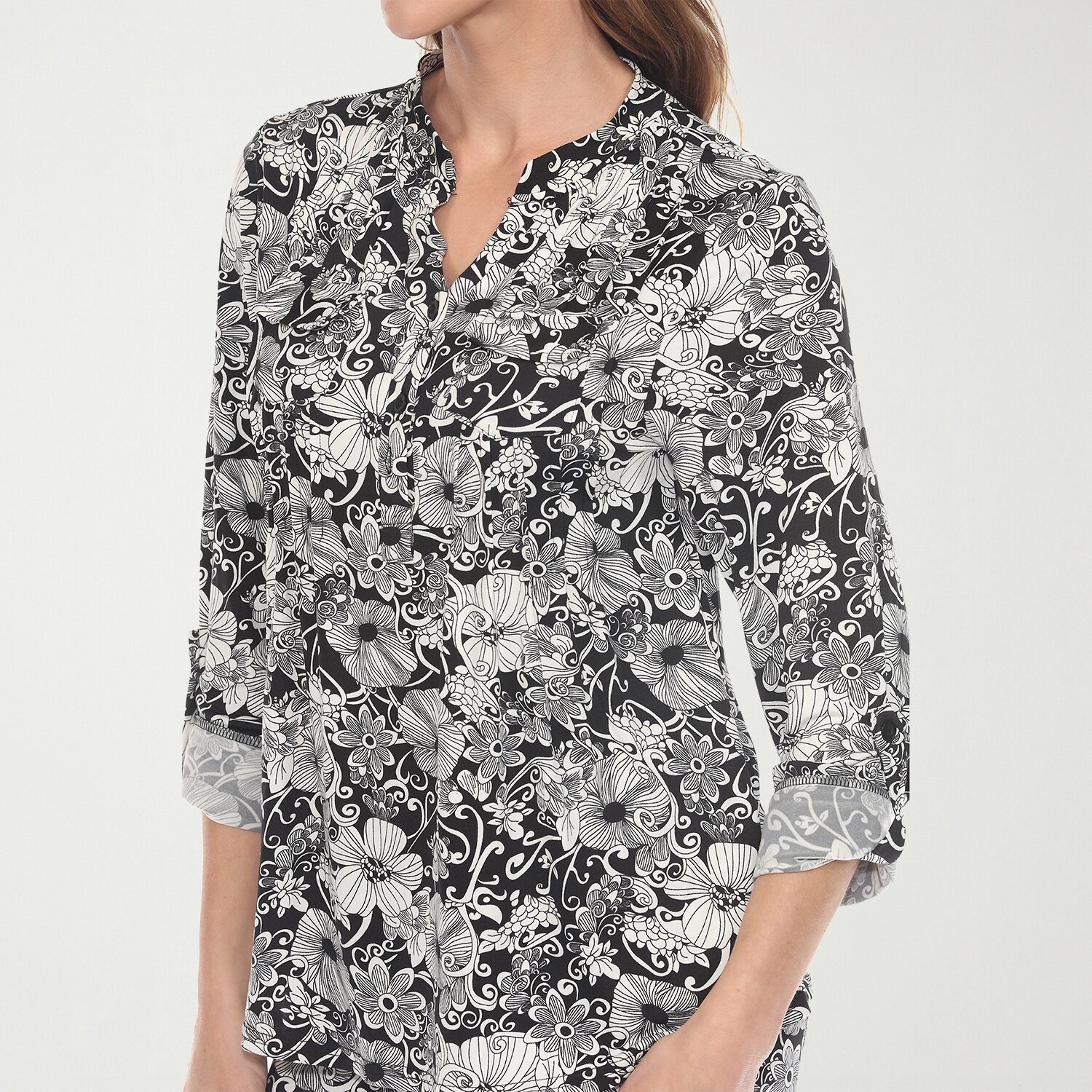 White Mark 2-pc. Floral Pant Set