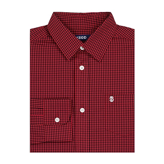 IZOD Little & Big Kid Boys Point Collar Long Sleeve Dress Shirt