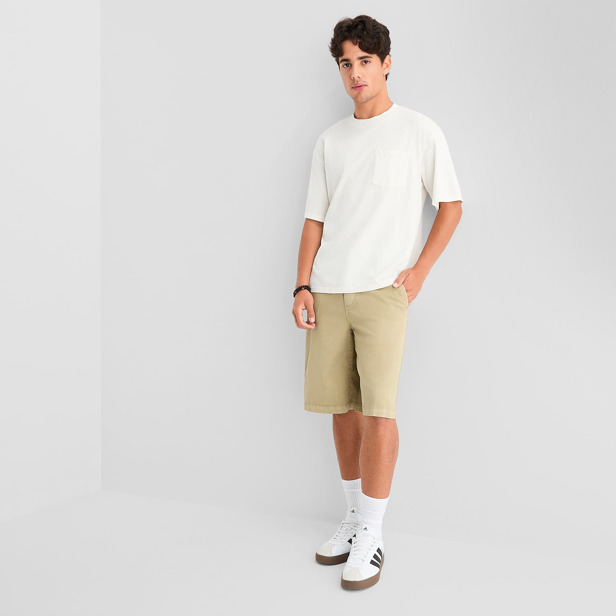 Arizona Mens 12" DRAWSTRING WAIST Chino Short