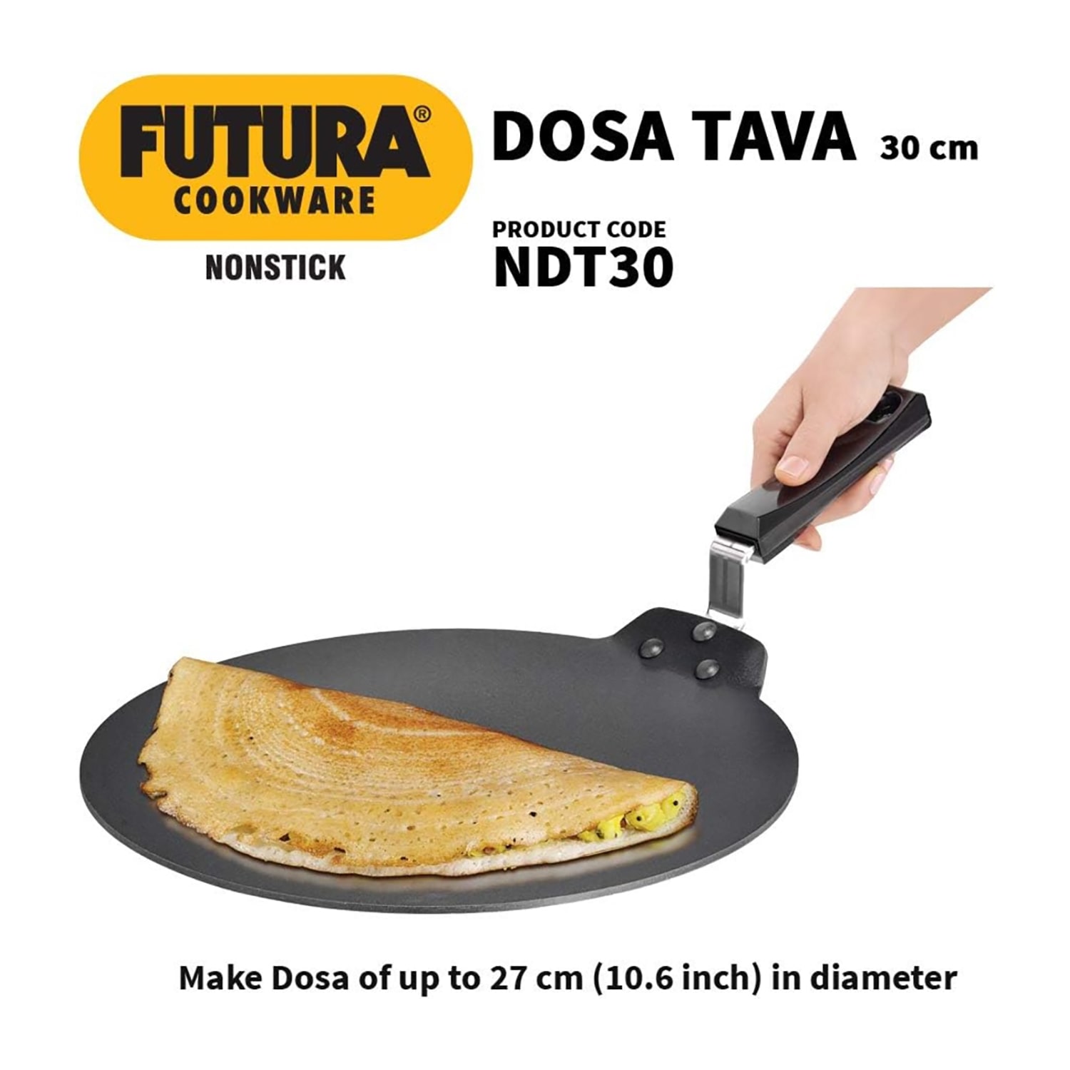 Hawkins Non-Stick 11" Dosa Tava Flat Pan