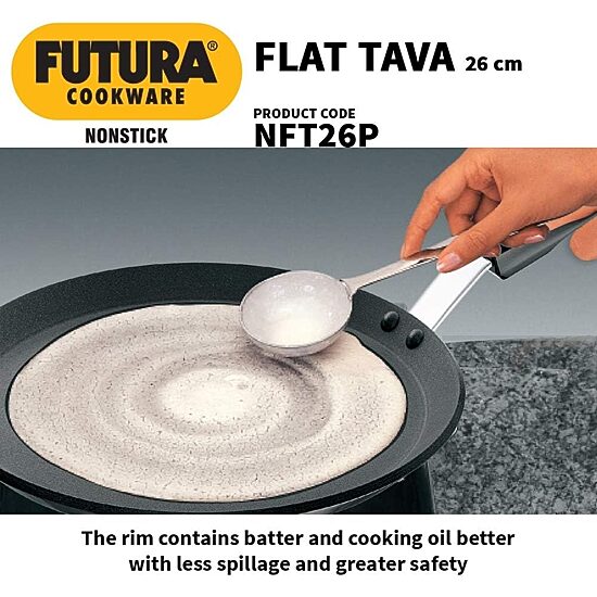 Hawkins Non-Stick 10" Flat Tava Pan